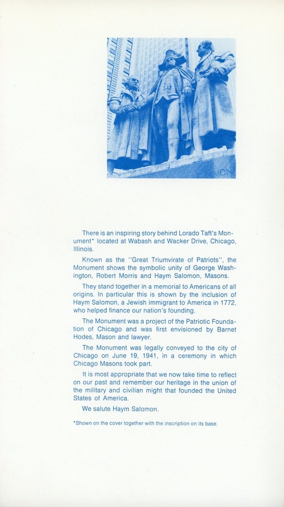 US 1561 FDC Ceremony Program Hayem Salomon