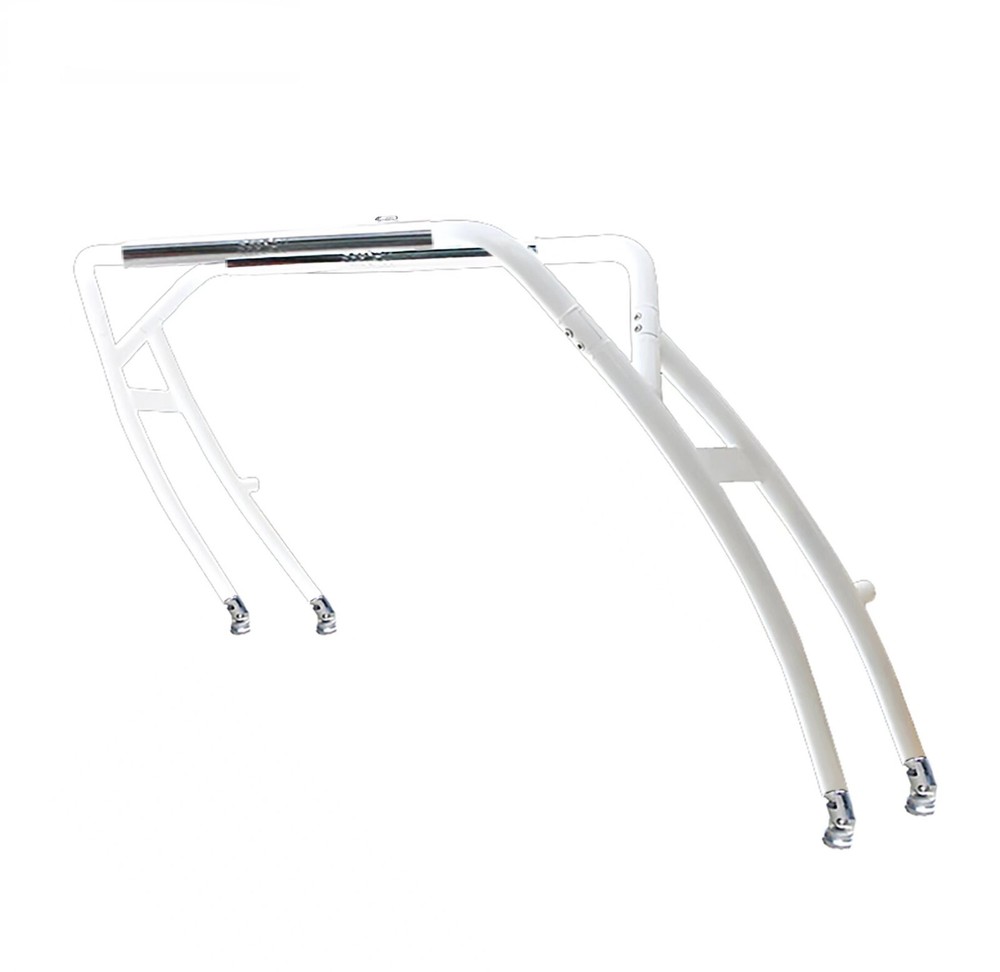 Reborn 2025 Launch Forward-Facing Boat Wakeboard Tower White W/ Anodized Top