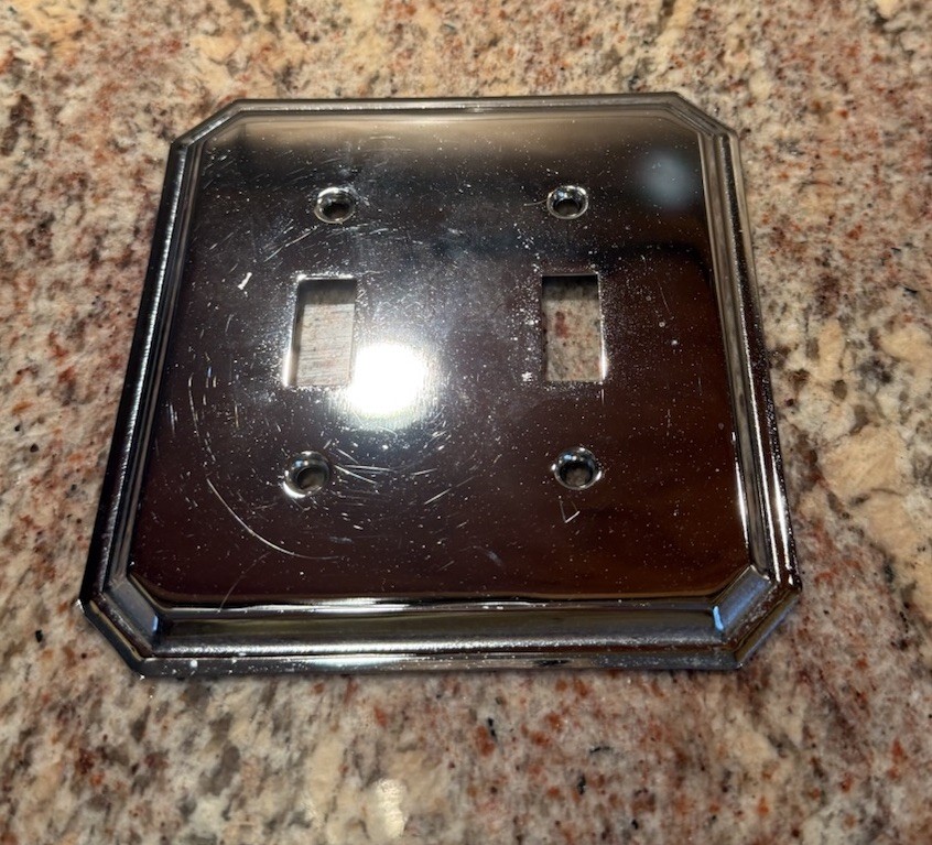 Vintage Metal Switch Cover Assortment Q