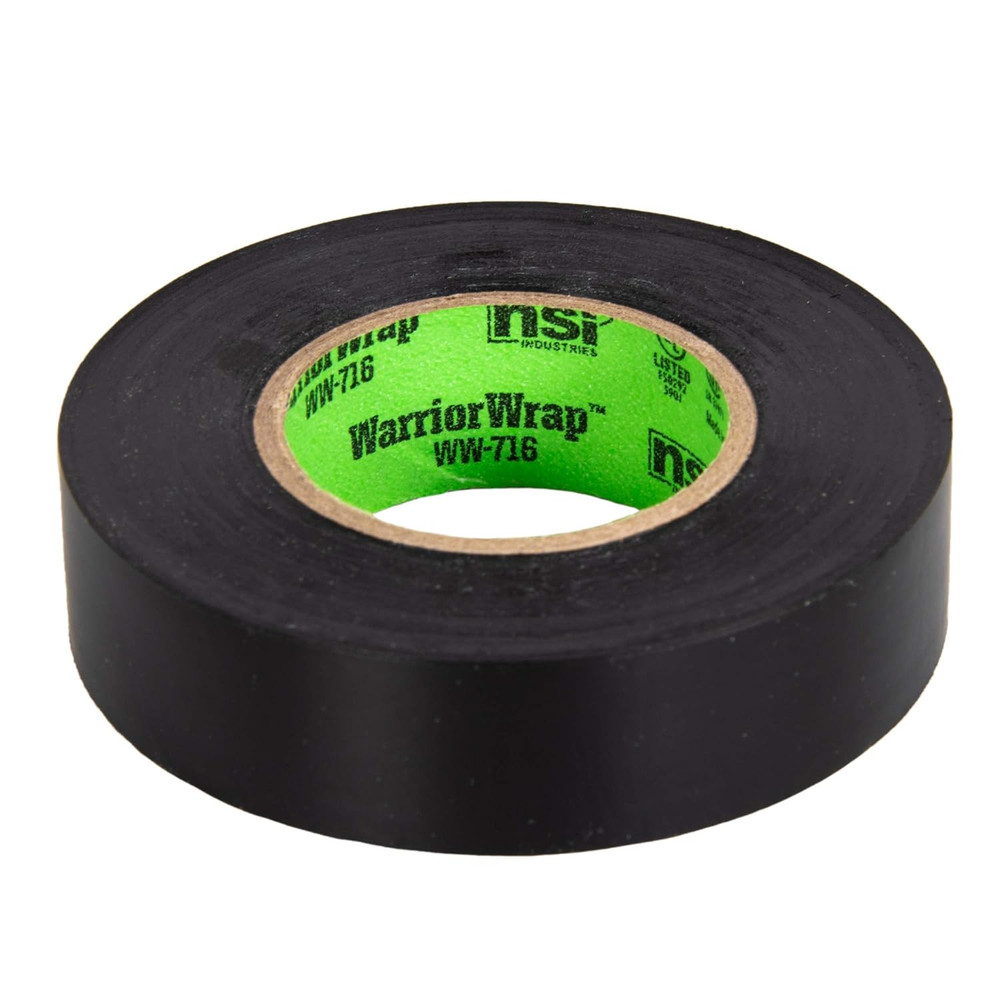 WarriorWrap General 7 mil Vinyl Electrical Tape, 3/4" Width, 60' Length, White