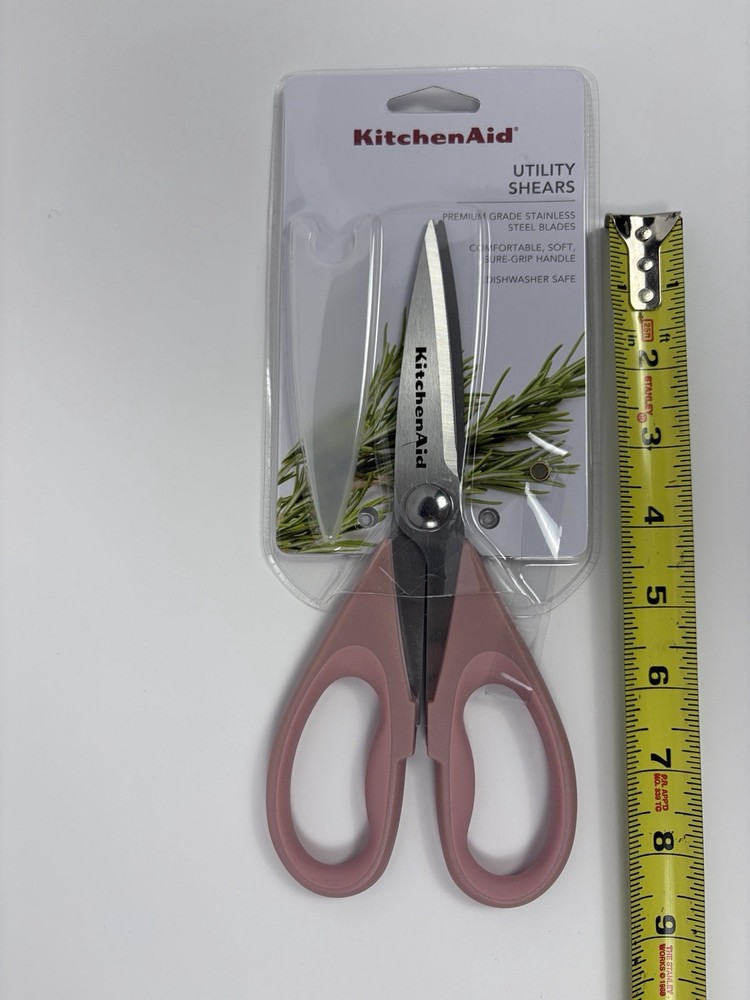 KitchenAid Kitchen Utility Shears / Scissors — Dried Rose — New