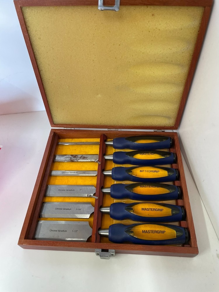 152- Mastergrip Chisel Set Of 6 Woodworking Carpentry Tools