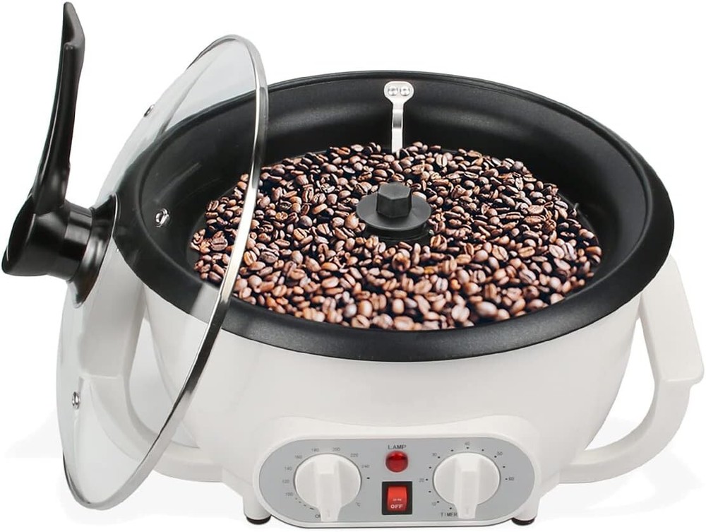 Multi-Function Coffee Bean Roaster: Roast Peanuts, Chestnuts & More, 110V 1200W