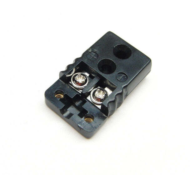 Connector, Type J, Black, Mini-Female