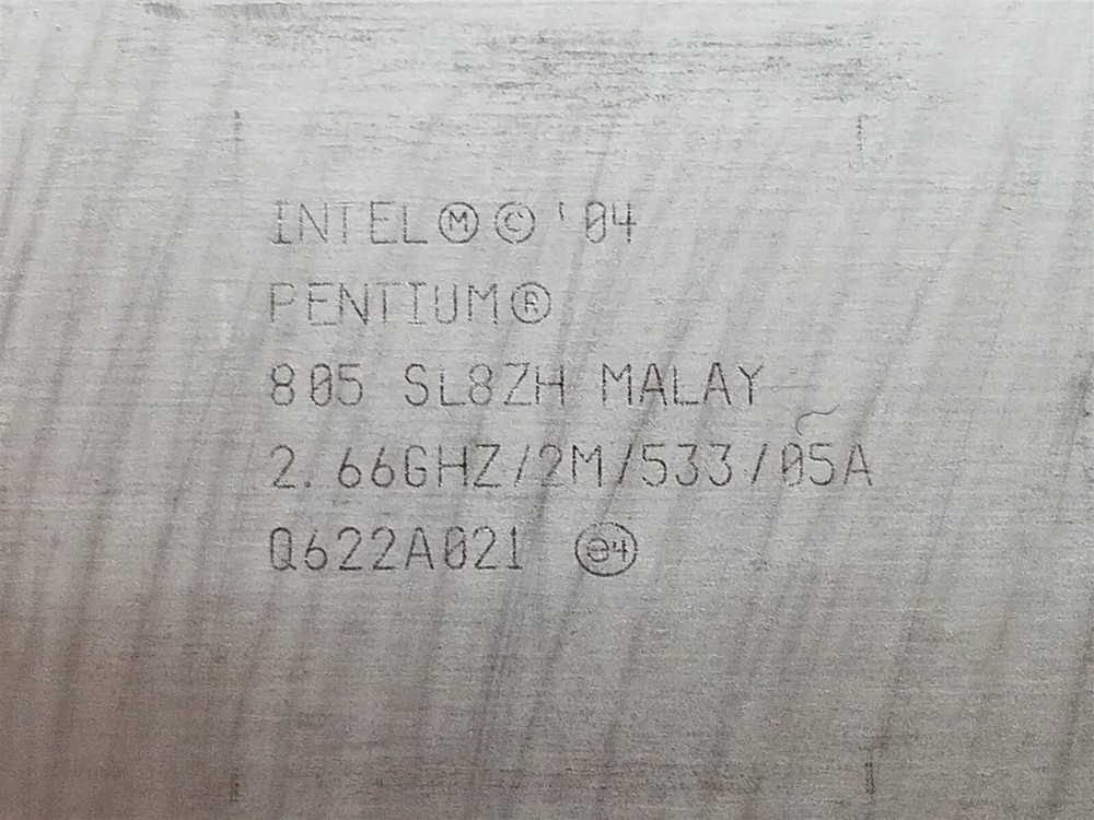 ⭐️⭐️⭐️⭐️⭐️ CPU Processor Intel 04' Pentium SL8ZH 2.66 GHz