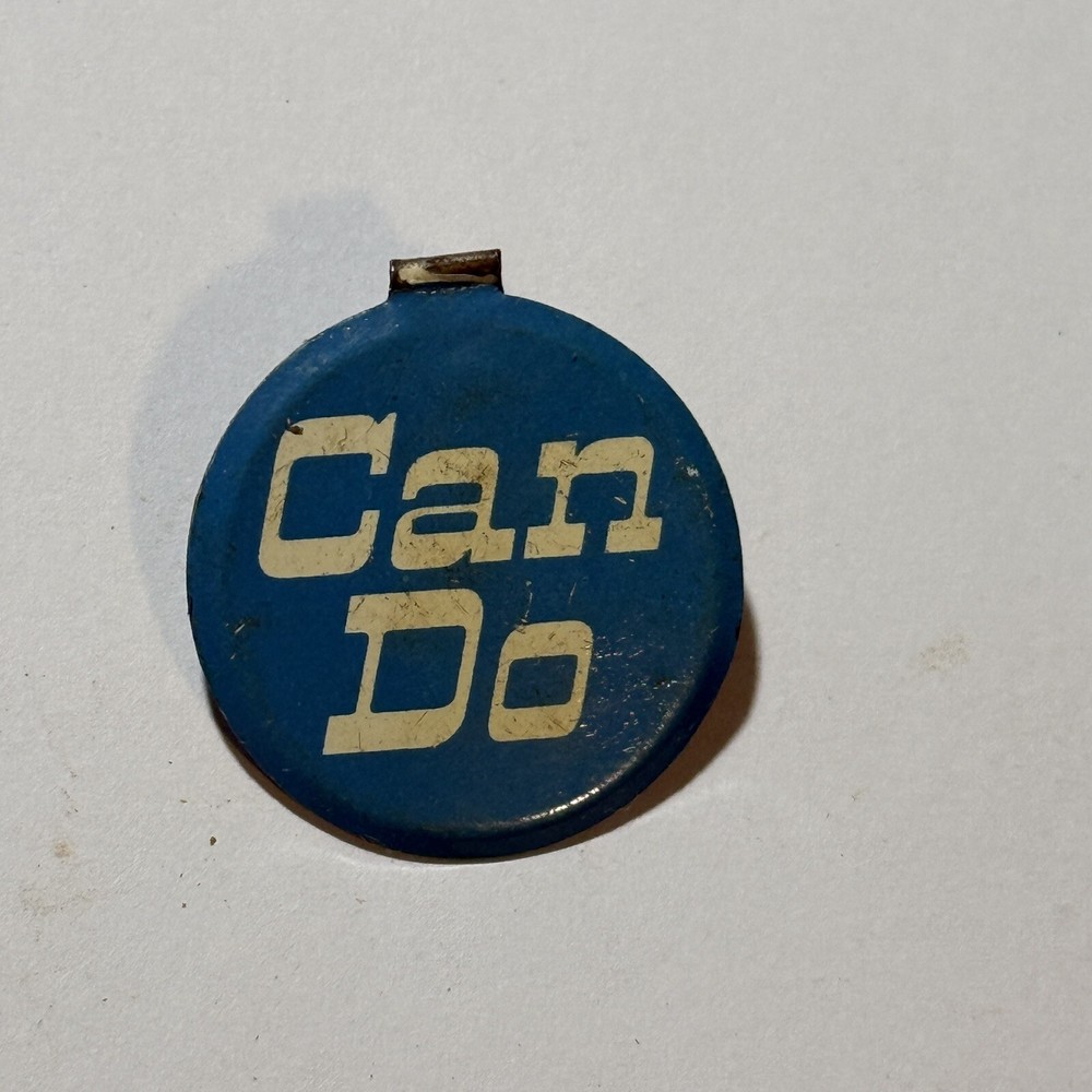 Can Do Tab Button Foldover Pin VTG