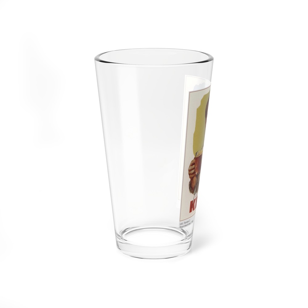 Soviet Era Poster 509 - Pint Glass 16oz