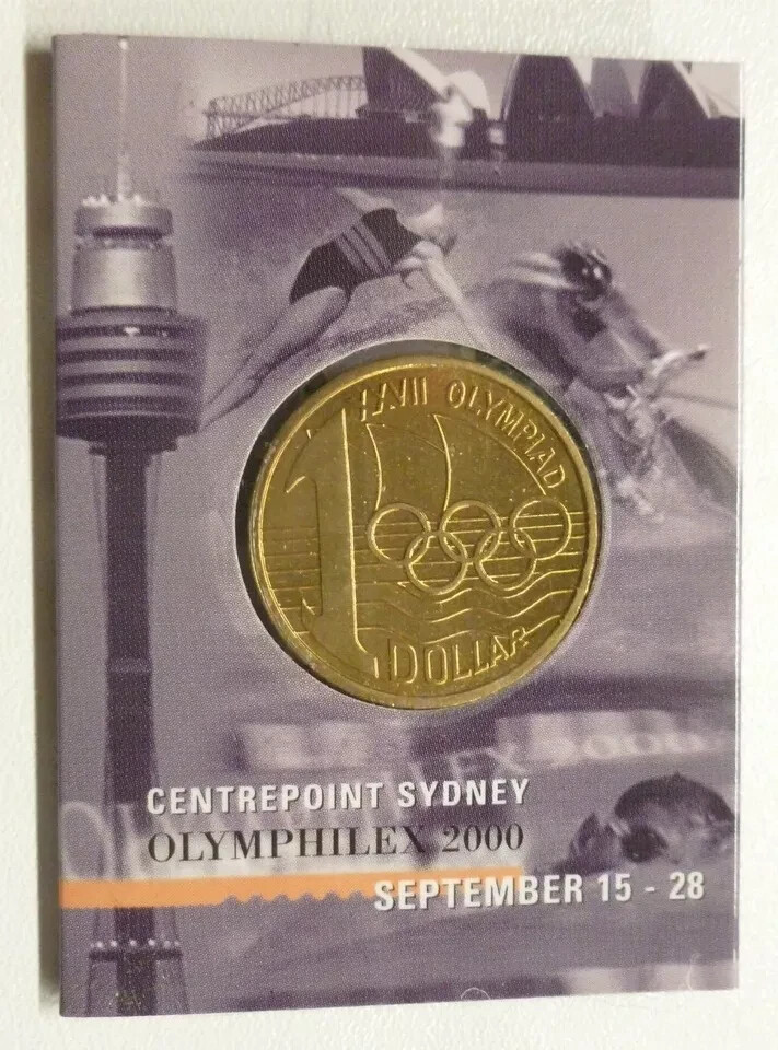 Australia 2000 Olymphilex  Dollar Sydney Edge-Lettered UNC
