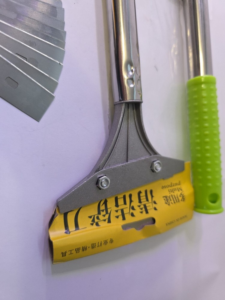 2 PACK - Razor Blade Scraper, 4 Inch Scraper Tool with 11 Pcs Extra Blades