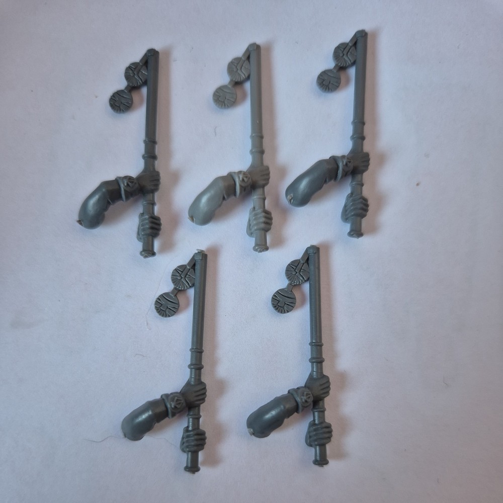 Warhammer Dwarf Warrior Banner Pole X 5