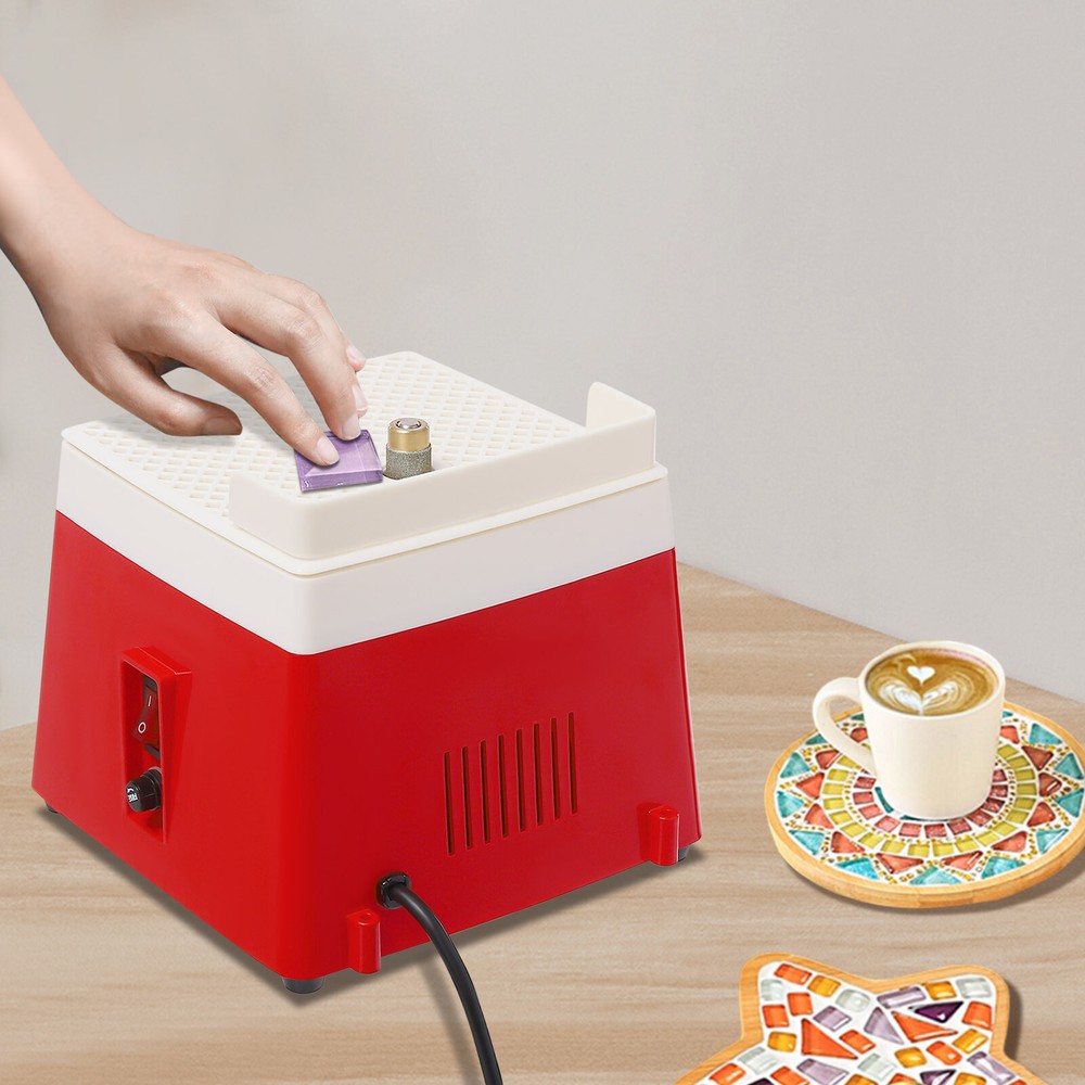 110V Electric Grinder, 65W Tabletop Edge-Grinding Machine, Ceramic Edge Grinder