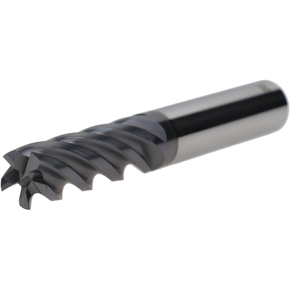 Iscar 1/2" Diam 5 Flute Single End Solid Carbide Corner Chamfer End Mill TiAl...