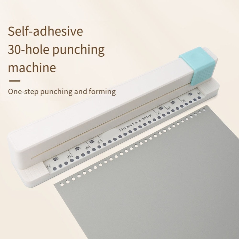 Punching Machine 30 Hole Document Collar Notebook Punching Machine Manual7358