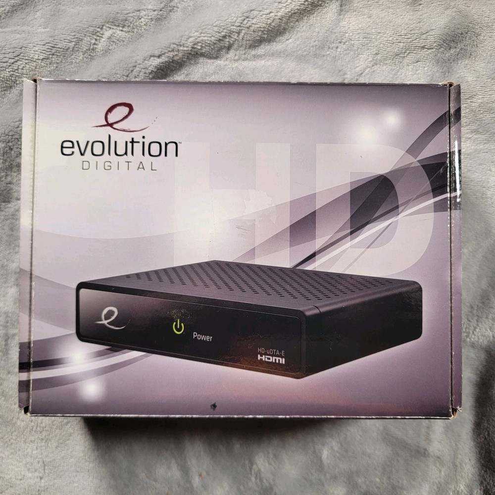 Evolution Digital HD Set Top Box DMS2004UHD w/ Remote HDMI & Adapter