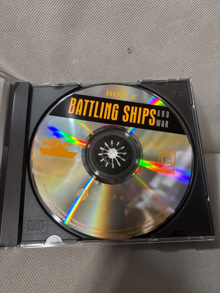 Hoyle Battling Ships and War PC Software Sierra Classic Game