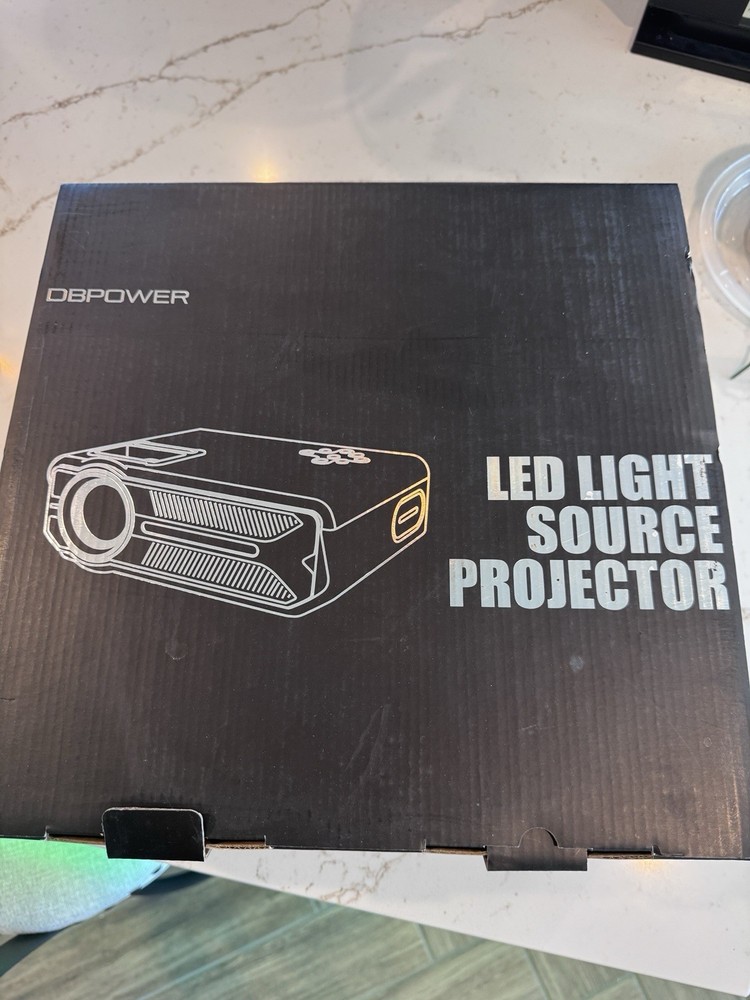DBPOWER RD-819 LED Desktop Projector White