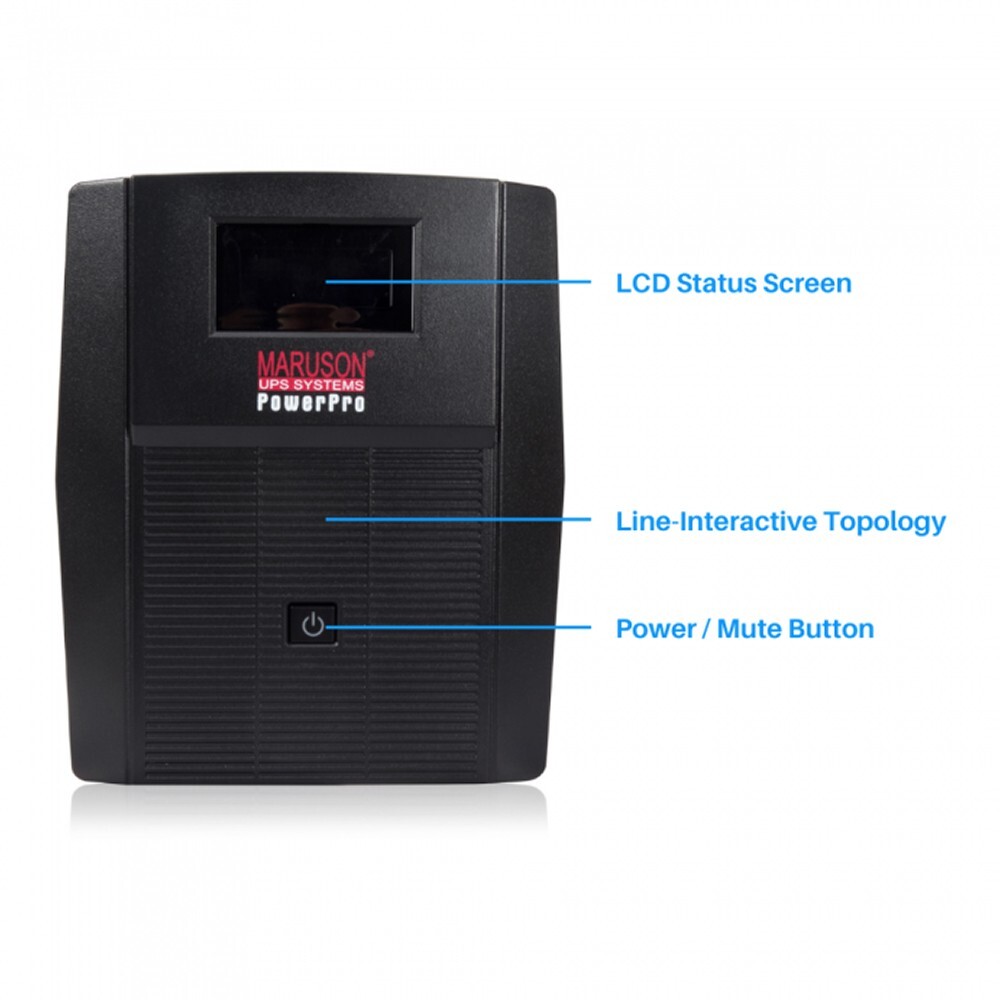 Maruson Pro-2000LCD UPS Battery Backup Power 2000VA 8 Outlet Surge Protector AVR