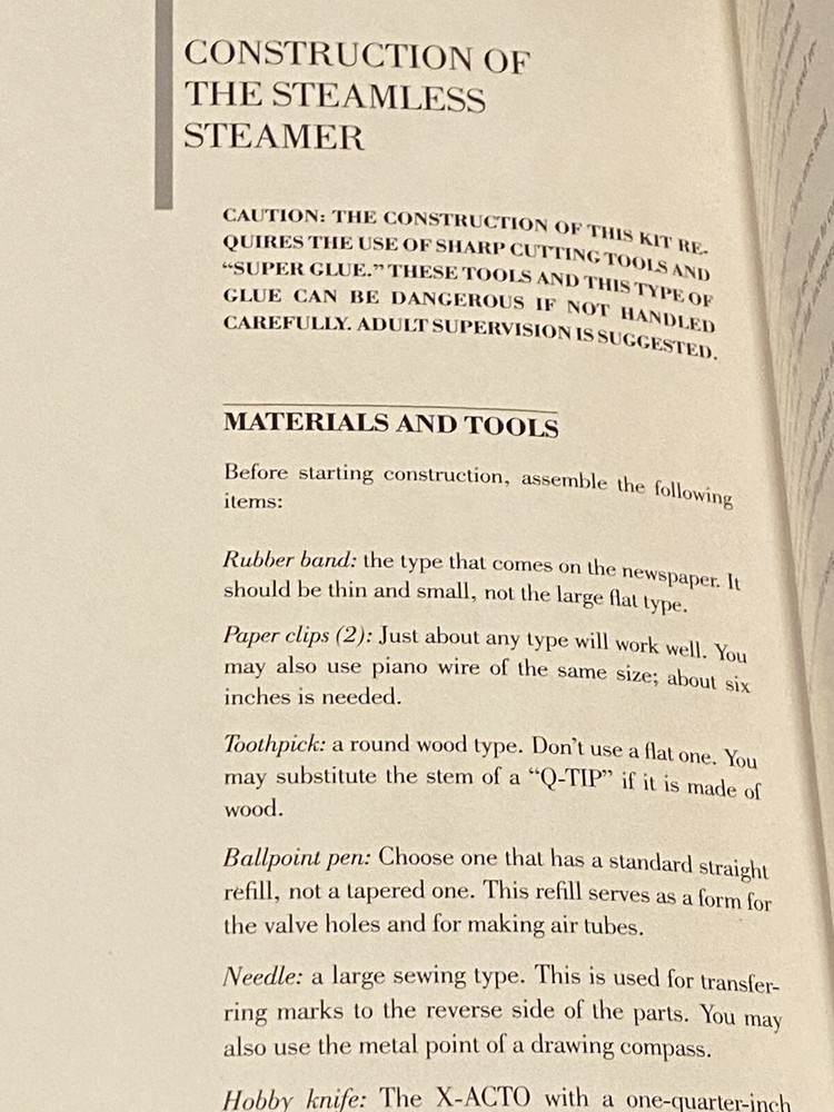 Make Your Own Working Paper Steam Engine Cut & Assemble Book Kyle Wickware