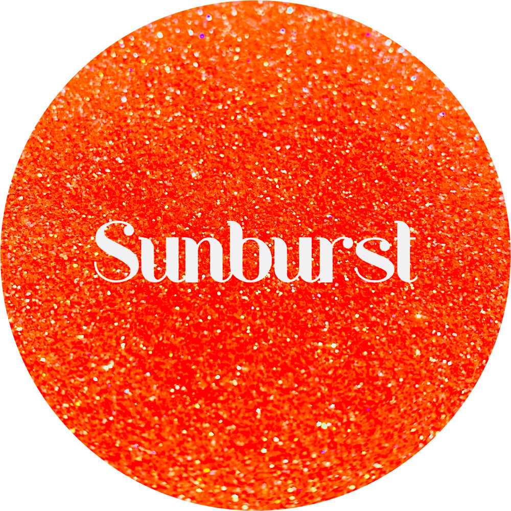 Premium Polyester Glitter - Neon Orange
