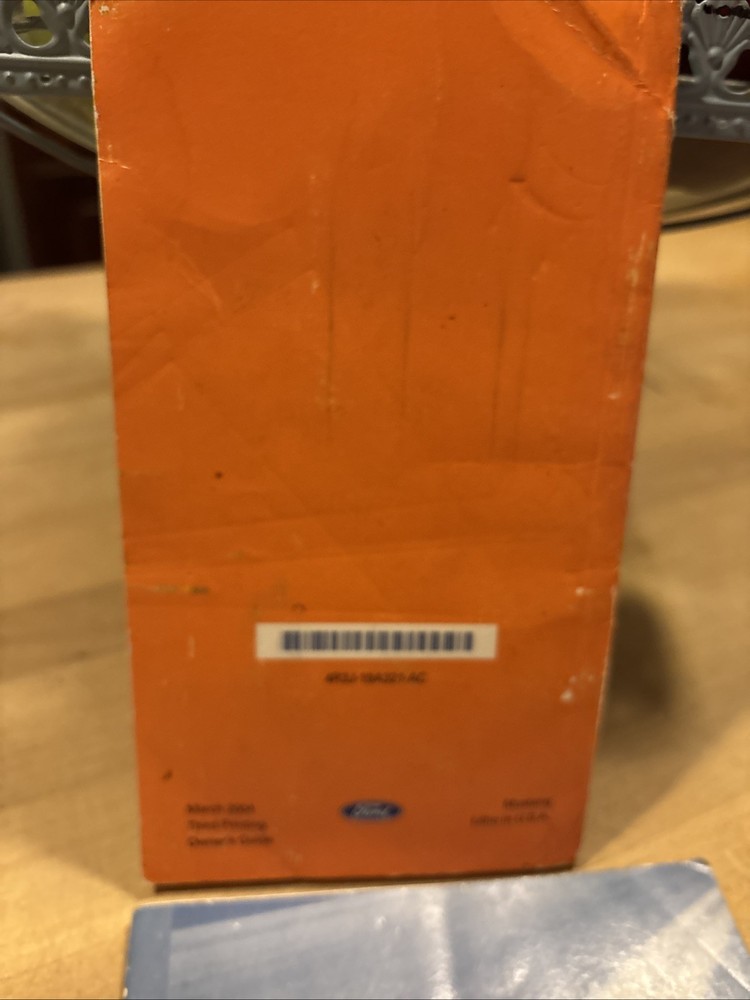 2004 Ford Mustang Owners Manual User Guide