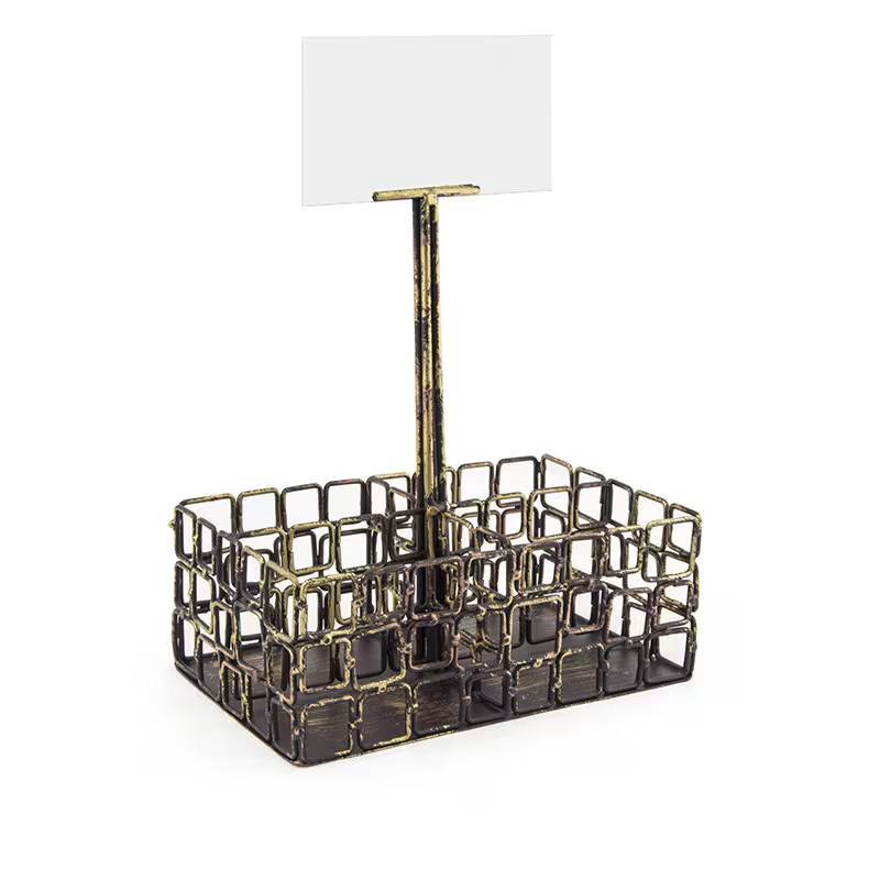 FOH TCS011GOI22 Coppered Wireware Link Large Holder with Handle