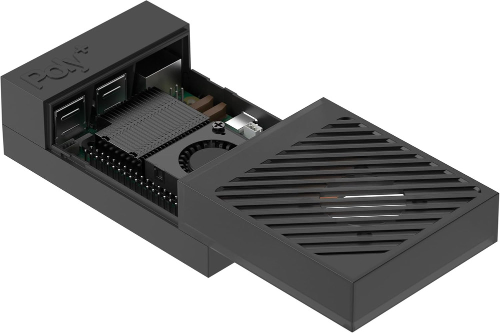Argon Poly+5 Case with Active Cooler for Raspberry Pi 5 | with Argon THRML 30Mm