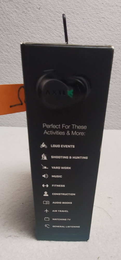 AXIL XCOR PRO Bluetooth Tactical Earbuds Includes Charging Case Black XCOR-R