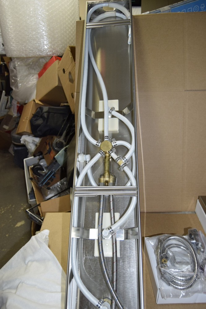 New! Adbatnos Shower Panel Multifunctional Multiple Head System Stainless TZ5802