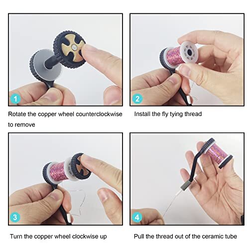 Eupheng Fly Tying Tool Combo Fly Tying Accessories and Tools Kit Fly Tying