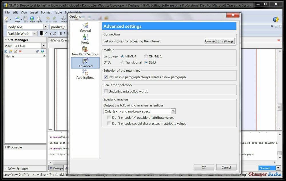 NEW & Fast Ship! KompoZer Website Developer / Designer HTML Editing Software Mac