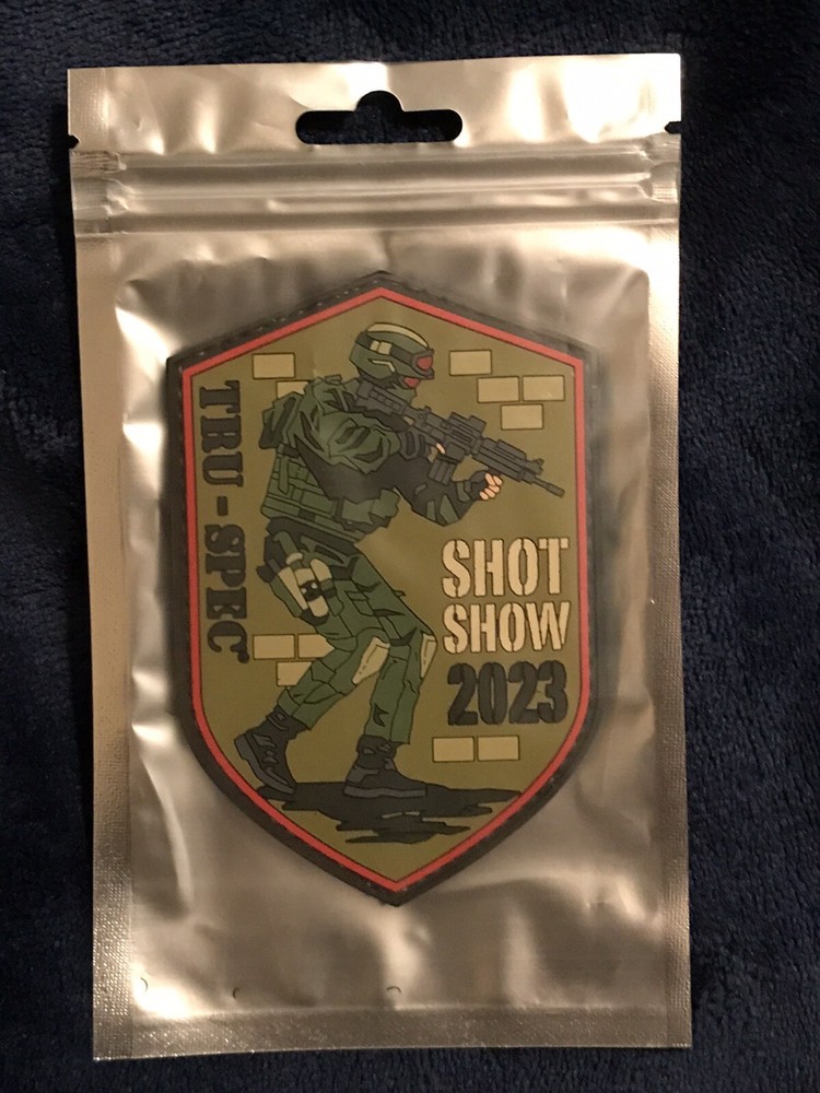 SHOT Show 2023 TRU-SPEC "Operator"  PVC Patch, Hook & Loop, NEW in Package!