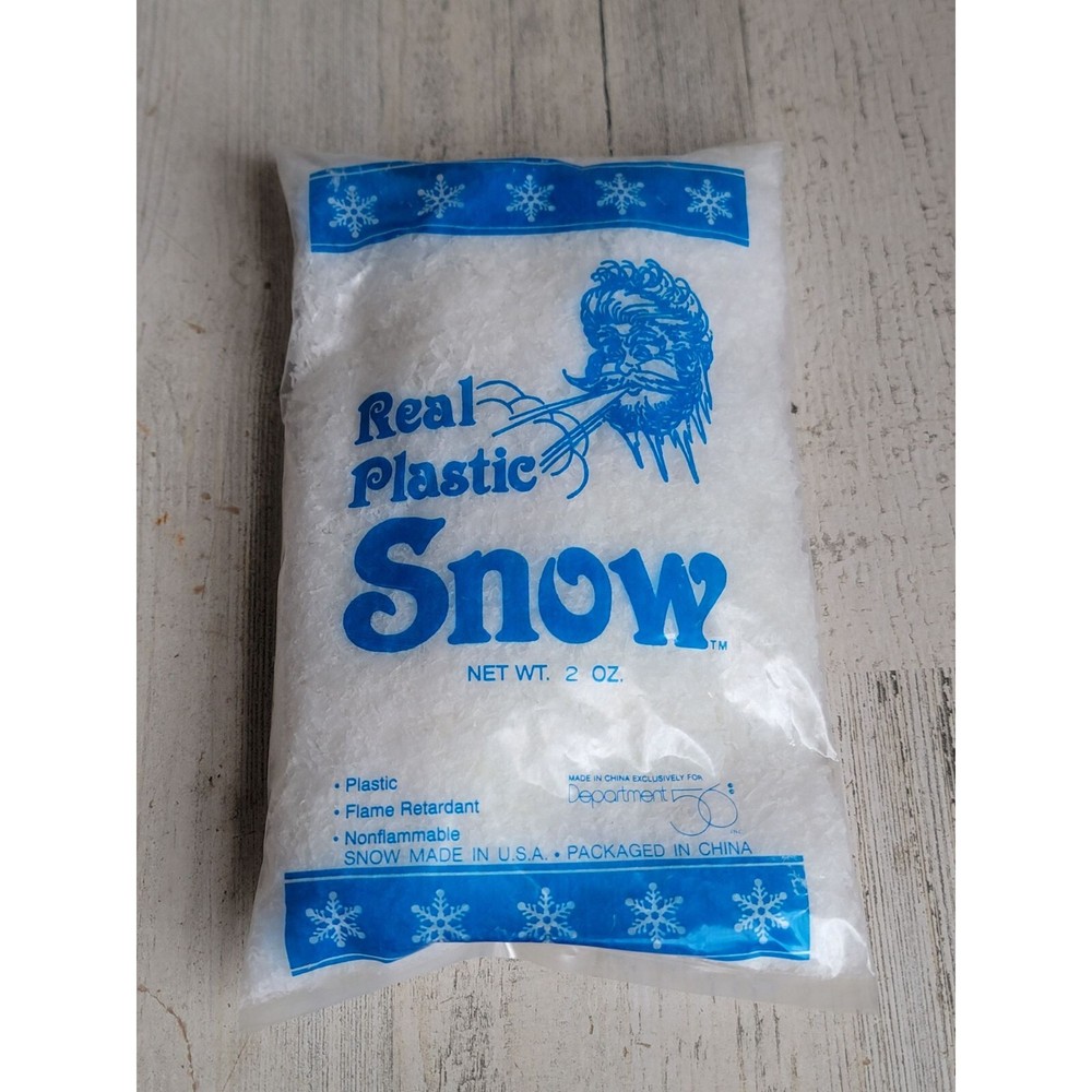 Department 56 2 oz real plastic Snow Village accessory