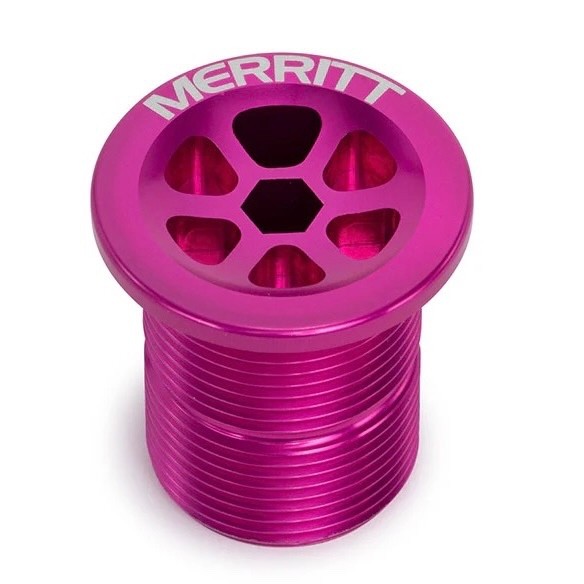 MERRITT BMX PRELOAD FORK BOLT M24x1.5 PINK