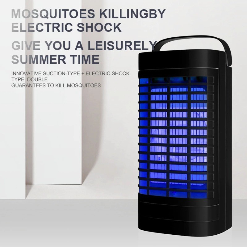 Black Hanging Electronic Insect Killer With Mosquito lamp