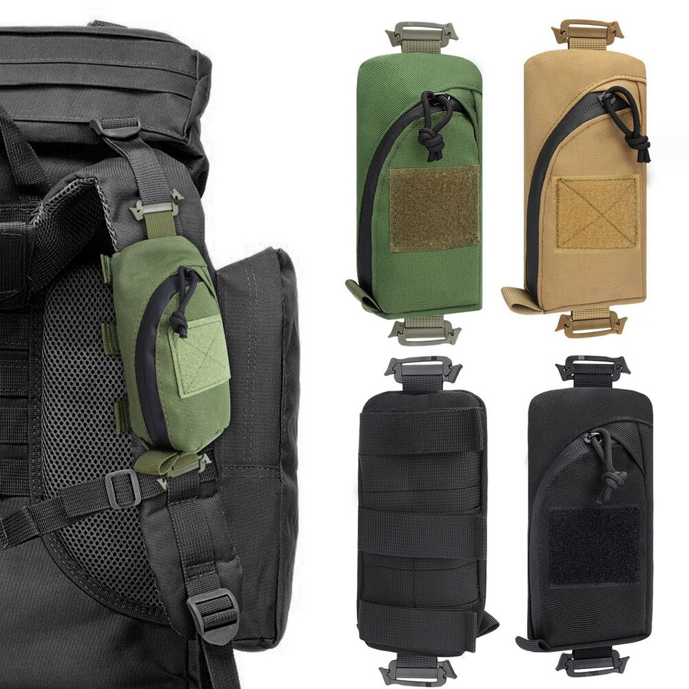 Tactical Backpack Shoulder Strap Accessory Pouch Molle EDC Utility Tools Pocket