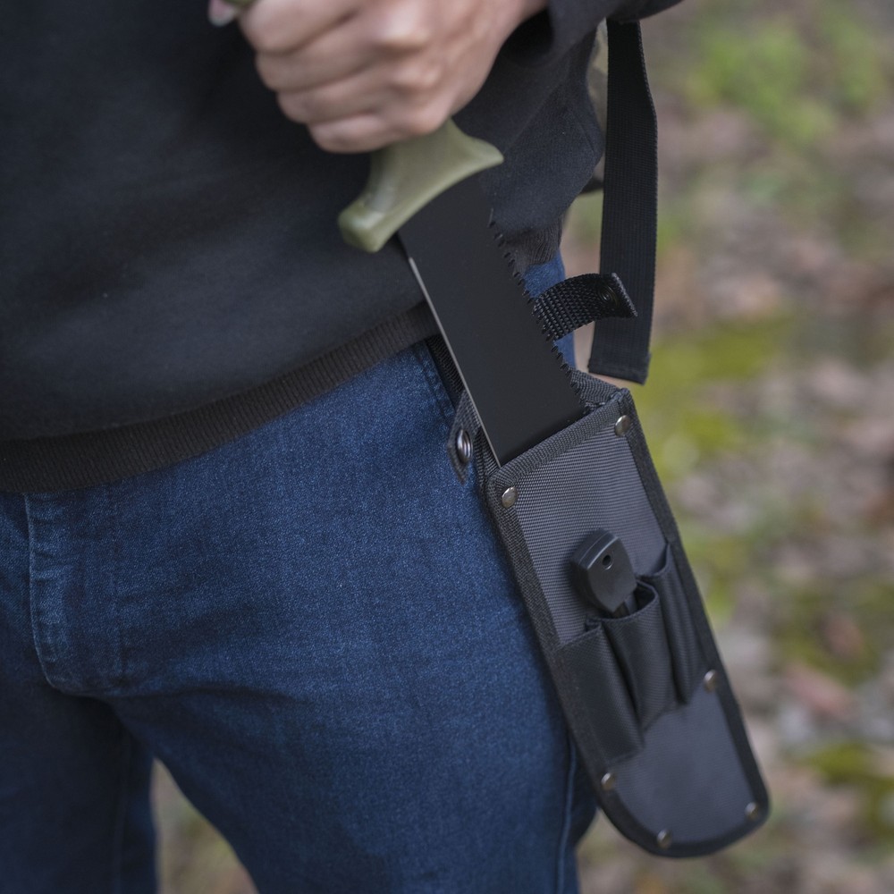 12 Pack Tool Set Camping Flashlight Machete Multitool Survival Kit Safe Storage