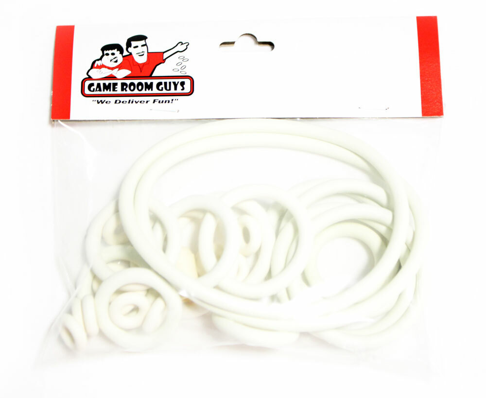 Williams Pit Stop Pinball Machine Replacement Repair Rubber Ring Kit White