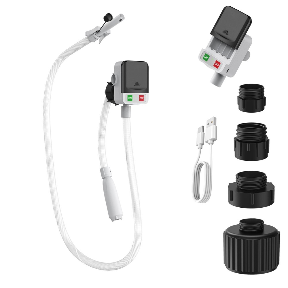 Automatic Fuel Transfer Pump, 3.2 Gallon per Min, includes 51'' Fuel Transfer...