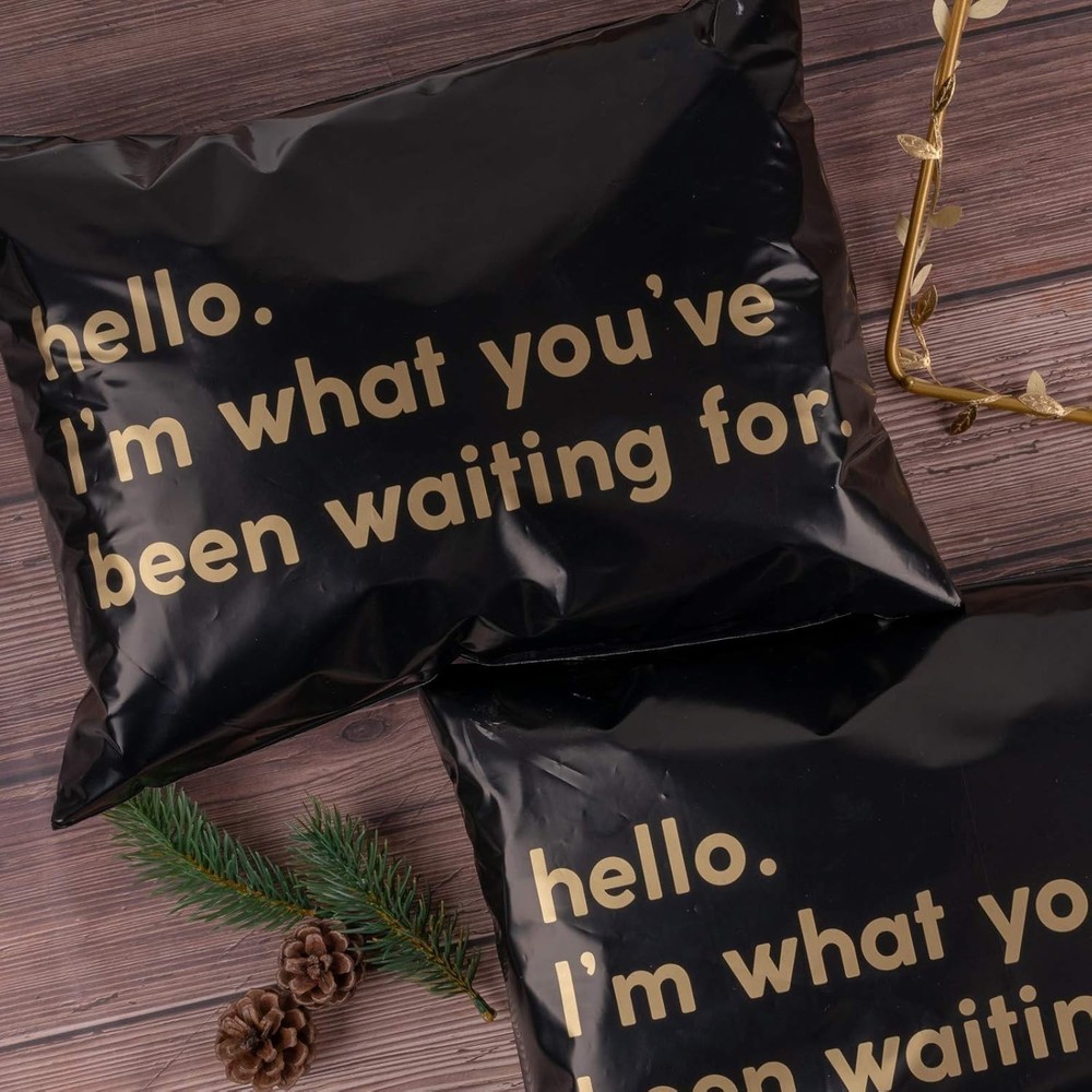 Poly Mailer Shipping Bag Black 10x13