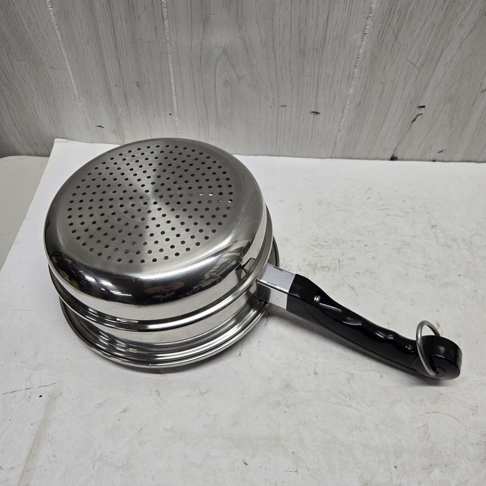 Saladmaster 8” Strainer/Steamer Insert Stainless Steel With Handle