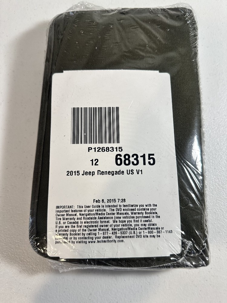 2015 Jeep Renegade Owners Manual Set
