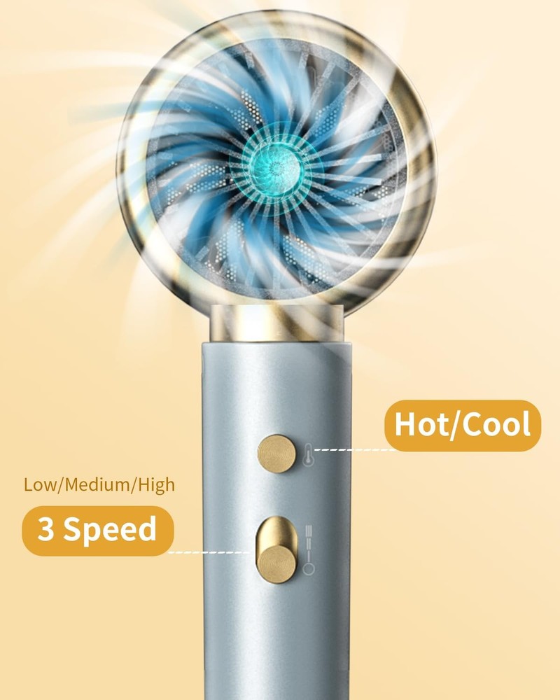 Ionic Hair Dryer with Diffuser and Concentrator, Powerful 1875W Fast-Drying B...