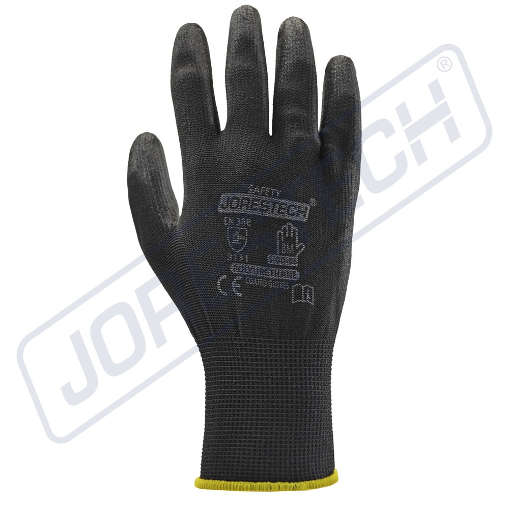 Breathable ultra-thin flexible gloves polyurethane palm coated for work