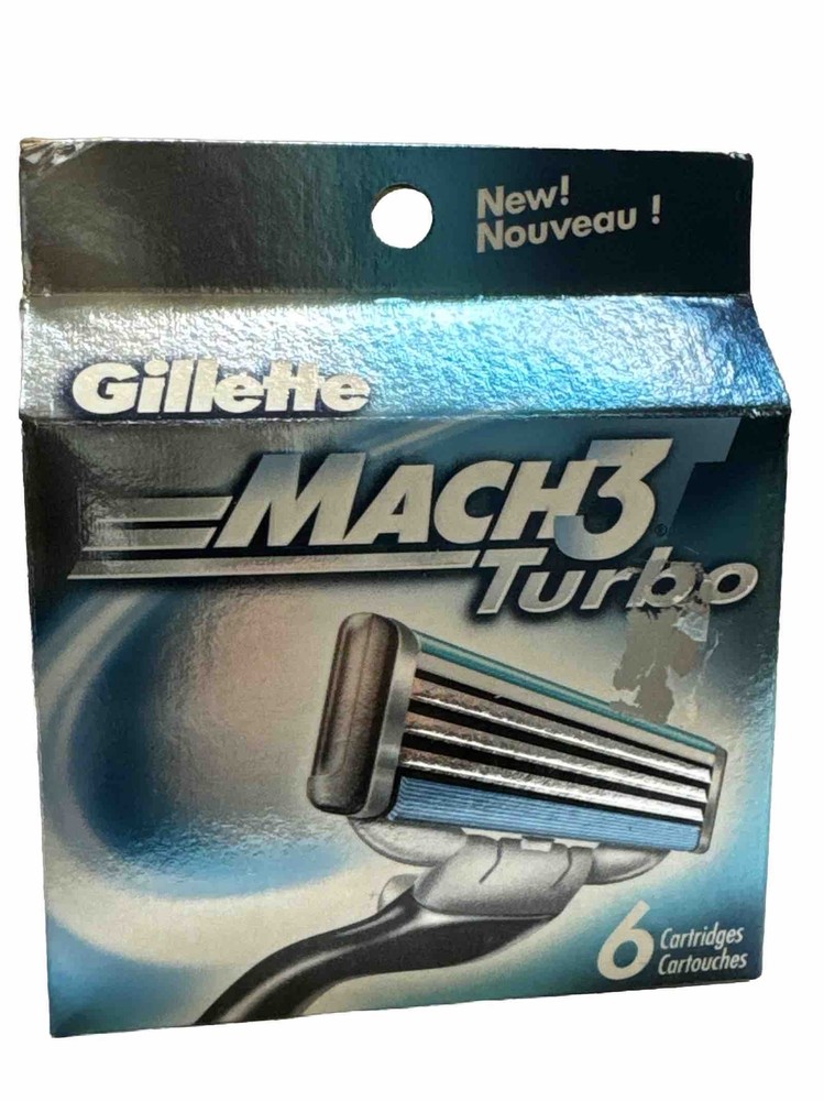 GILLETTE MACH 3 TURBO 6CARTRIDGES