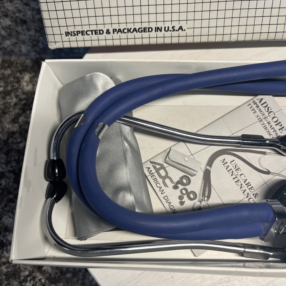 ADC Adscope 641 G Sprague Stethoscope w/ Spares