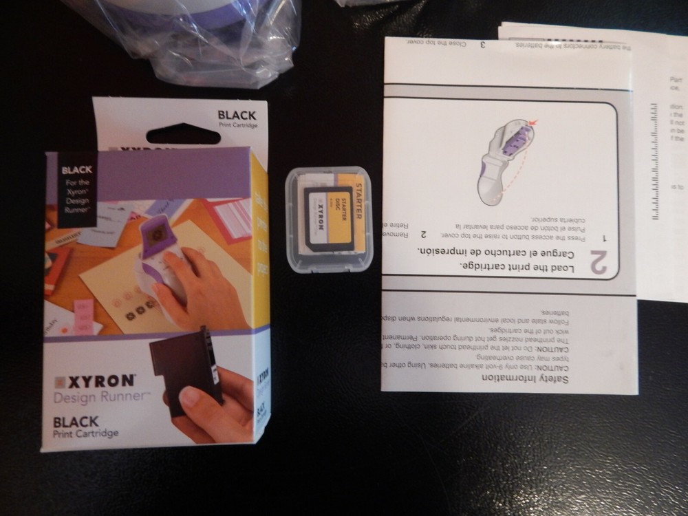 Xyron 24139 Design Runner Handheld Cordless Printer