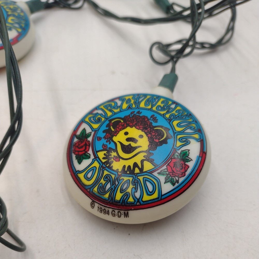 Grateful Dead Party Tea Lights 1994 Used 2 Covers Missing Tested Working