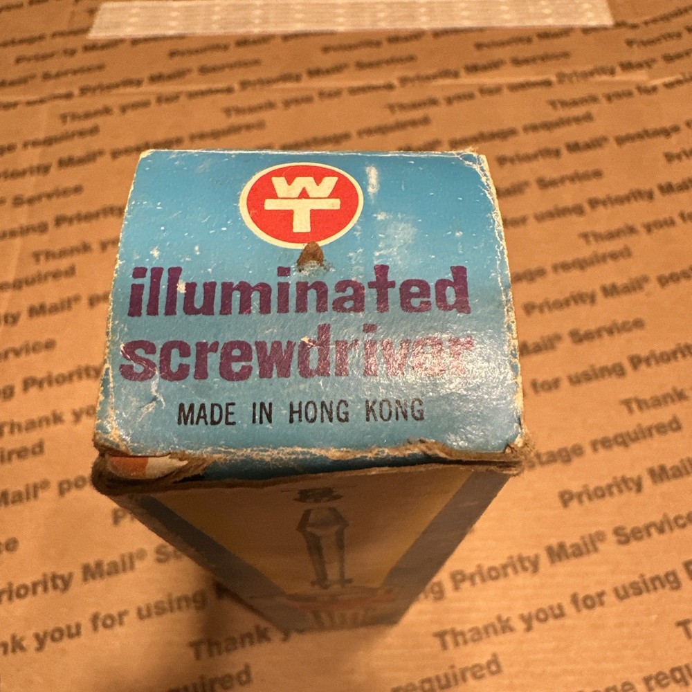 ILLUMINATED SCREWDRIVER VINTAGE No 1301- Untested