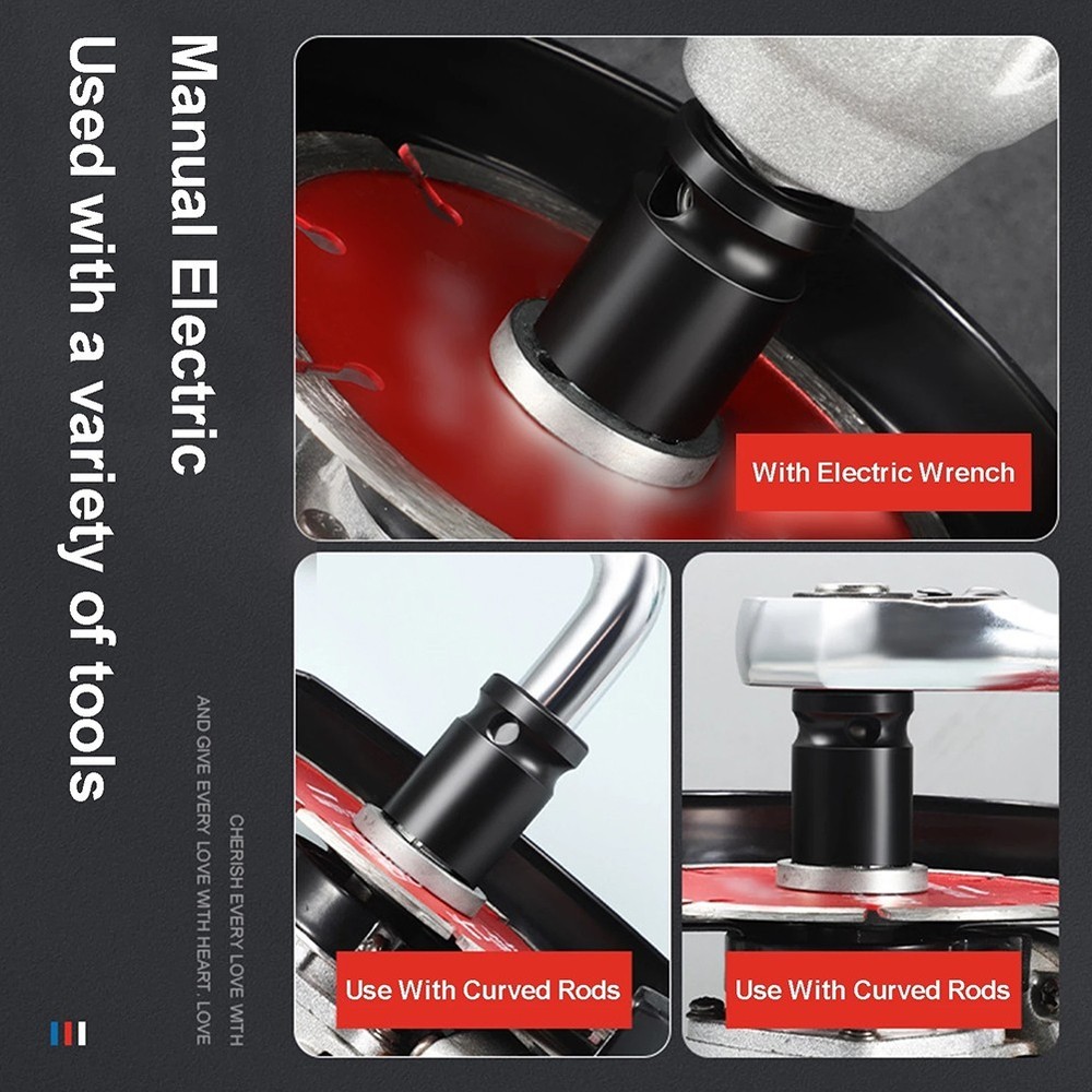 Angle Grinder Socket Wrench,Black Pressure Plate Removal Thread Release Adapter