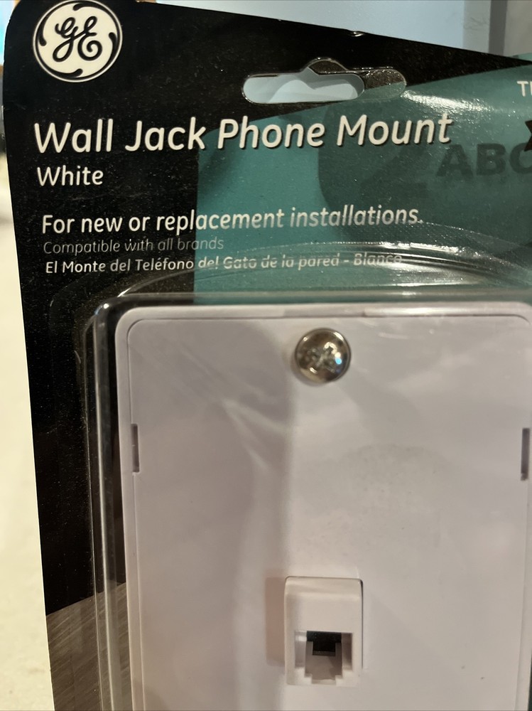 GE Wall Jack Phone Mount